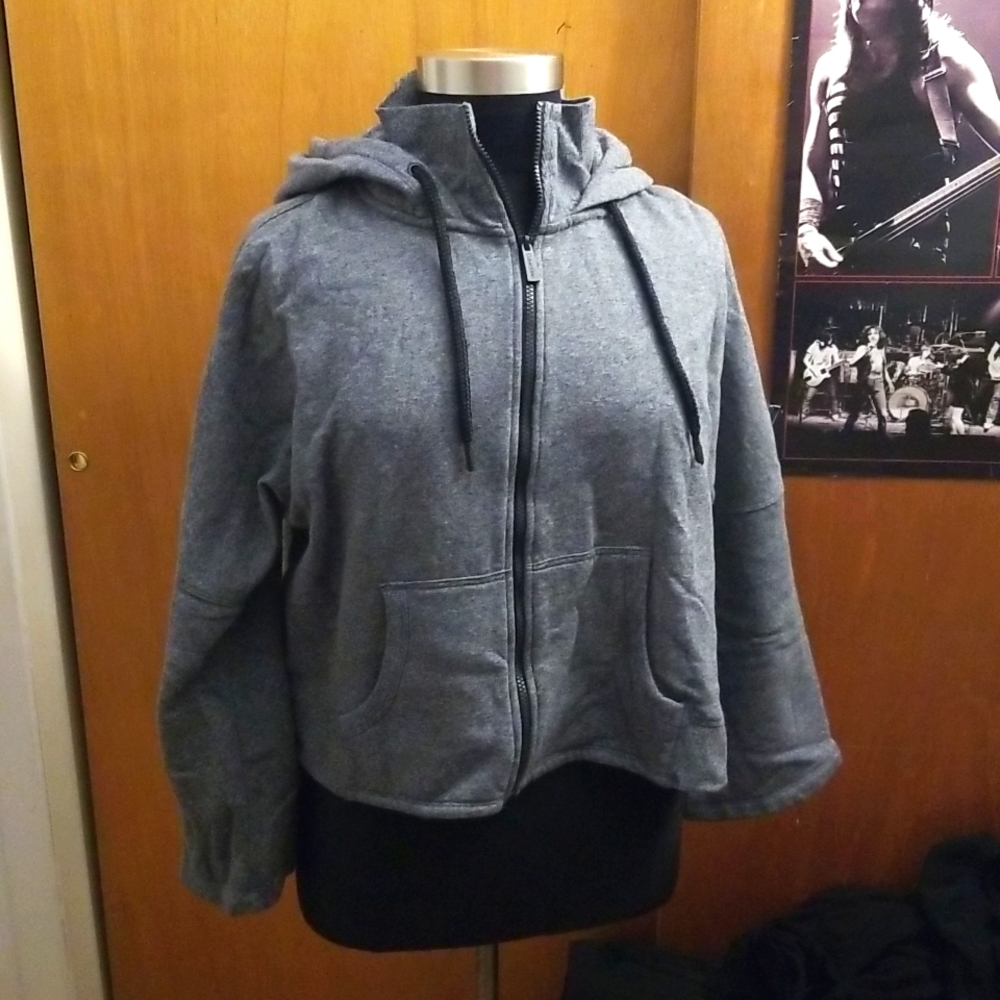 🌼 Calvin Klein Performance Crop Zip Hoodie